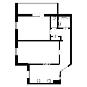 2-к квартира, на длительный срок, 55м2, 4/9 этаж
