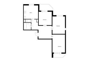 3-к квартира, на длительный срок, 74м2, 3/3 этаж