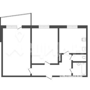 2-к квартира, на длительный срок, 54м2, 1/5 этаж