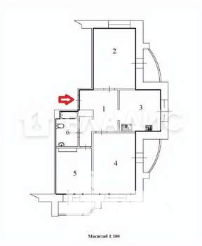 3-к квартира, на длительный срок, 70м2, 2/14 этаж