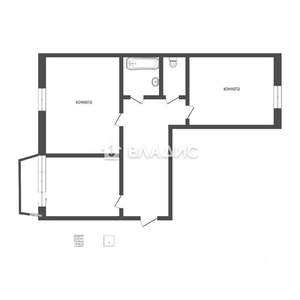 2-к квартира, на длительный срок, 60м2, 5/9 этаж