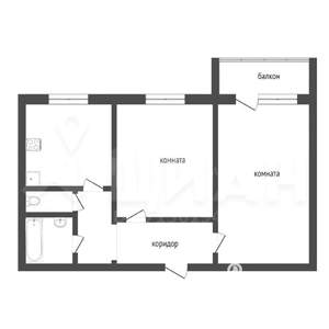 2-к квартира, на длительный срок, 54м2, 5/6 этаж