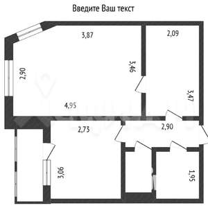 2-к квартира, на длительный срок, 41м2, 2/2 этаж