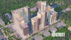 2-к квартира, строящийся дом, 66м2, 4/17 этаж