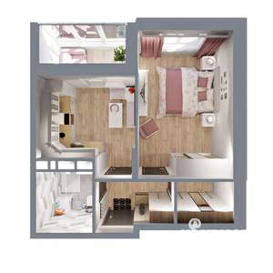 1-к квартира, вторичка, 37м2, 2/17 этаж