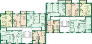 2-к квартира, строящийся дом, 62м2, 2/8 этаж