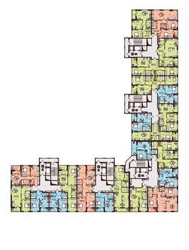 2-к квартира, вторичка, 53м2, 3/17 этаж