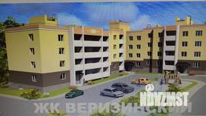2-к квартира, сданный дом, 56м2, 1/4 этаж