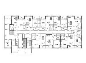 1-к квартира, строящийся дом, 40м2, 1/17 этаж