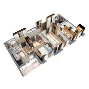 3-к квартира, строящийся дом, 78м2, 4/17 этаж