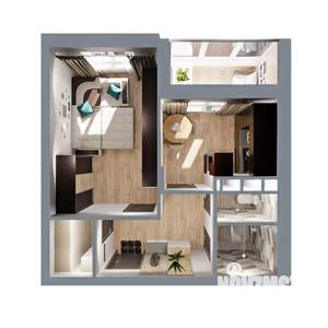 1-к квартира, вторичка, 39м2, 12/17 этаж