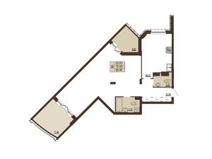 2-к квартира, вторичка, 94м2, 14/17 этаж