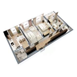 3-к квартира, вторичка, 79м2, 11/17 этаж