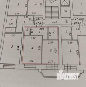 1-к квартира, вторичка, 39м2, 9/10 этаж