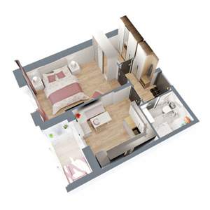 1-к квартира, вторичка, 37м2, 14/17 этаж