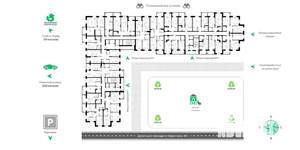 1-к квартира, вторичка, 49м2, 8/17 этаж