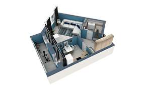 1-к квартира, строящийся дом, 40м2, 13/17 этаж