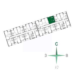 1-к квартира, вторичка, 38м2, 11/17 этаж