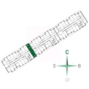 1-к квартира, строящийся дом, 40м2, 12/17 этаж