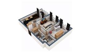 2-к квартира, вторичка, 58м2, 1/17 этаж