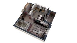 1-к квартира, строящийся дом, 38м2, 15/17 этаж