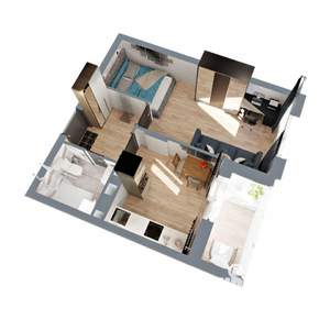 1-к квартира, строящийся дом, 38м2, 13/17 этаж