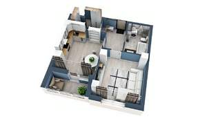 1-к квартира, строящийся дом, 39м2, 8/17 этаж