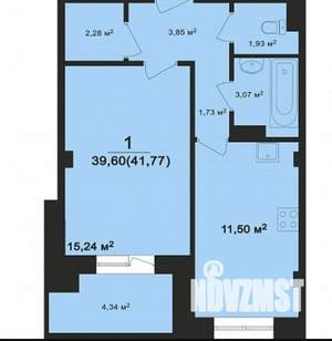 1-к квартира, вторичка, 39м2, 10/13 этаж