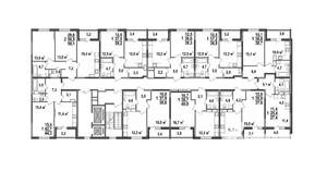 1-к квартира, строящийся дом, 40м2, 2/17 этаж