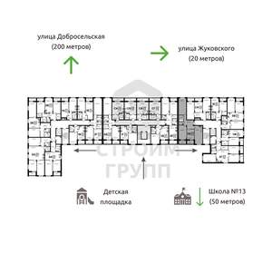 3-к квартира, вторичка, 87м2, 6/8 этаж