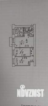3-к квартира, вторичка, 54м2, 2/2 этаж