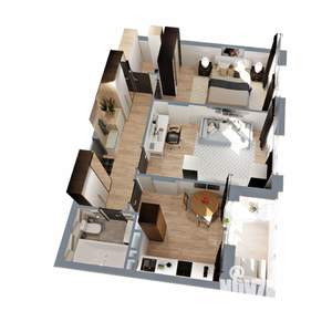 2-к квартира, строящийся дом, 59м2, 1/17 этаж