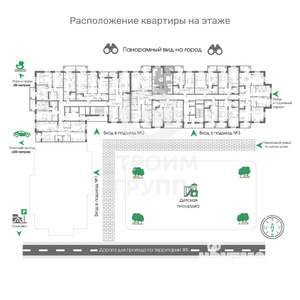 1-к квартира, вторичка, 49м2, 15/17 этаж