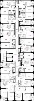 2-к квартира, вторичка, 51м2, 5/17 этаж