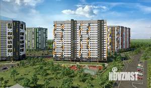 2-к квартира, строящийся дом, 45м2, 15/17 этаж