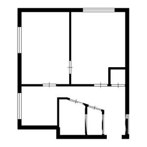 2-к квартира, вторичка, 40м2, 4/5 этаж