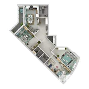 3-к квартира, вторичка, 108м2, 2/15 этаж