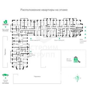 2-к квартира, вторичка, 62м2, 10/17 этаж
