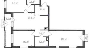 3-к квартира, вторичка, 93м2, 5/9 этаж