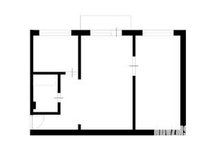 2-к квартира, вторичка, 44м2, 4/5 этаж