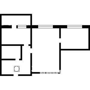 2-к квартира, вторичка, 45м2, 2/5 этаж