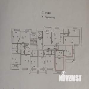 1-к квартира, вторичка, 43м2, 7/10 этаж