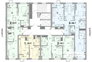 3-к квартира, вторичка, 85м2, 10/16 этаж