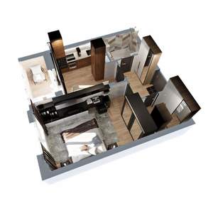 1-к квартира, вторичка, 38м2, 16/17 этаж