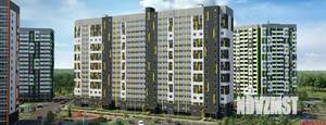 3-к квартира, строящийся дом, 78м2, 4/17 этаж