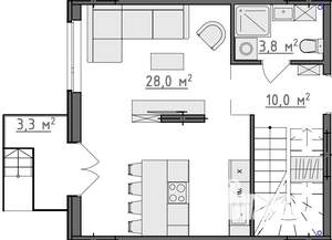 3-к квартира, вторичка, 99м2, 1/9 этаж