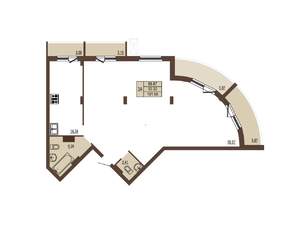 3-к квартира, вторичка, 102м2, 9/17 этаж