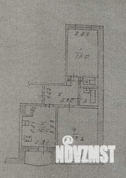 2-к квартира, вторичка, 52м2, 3/9 этаж