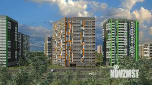 2-к квартира, строящийся дом, 57м2, 17/17 этаж