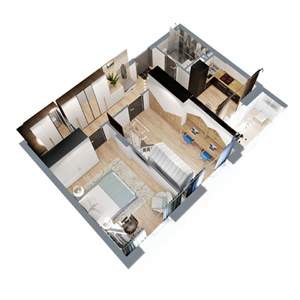 2-к квартира, строящийся дом, 59м2, 13/17 этаж